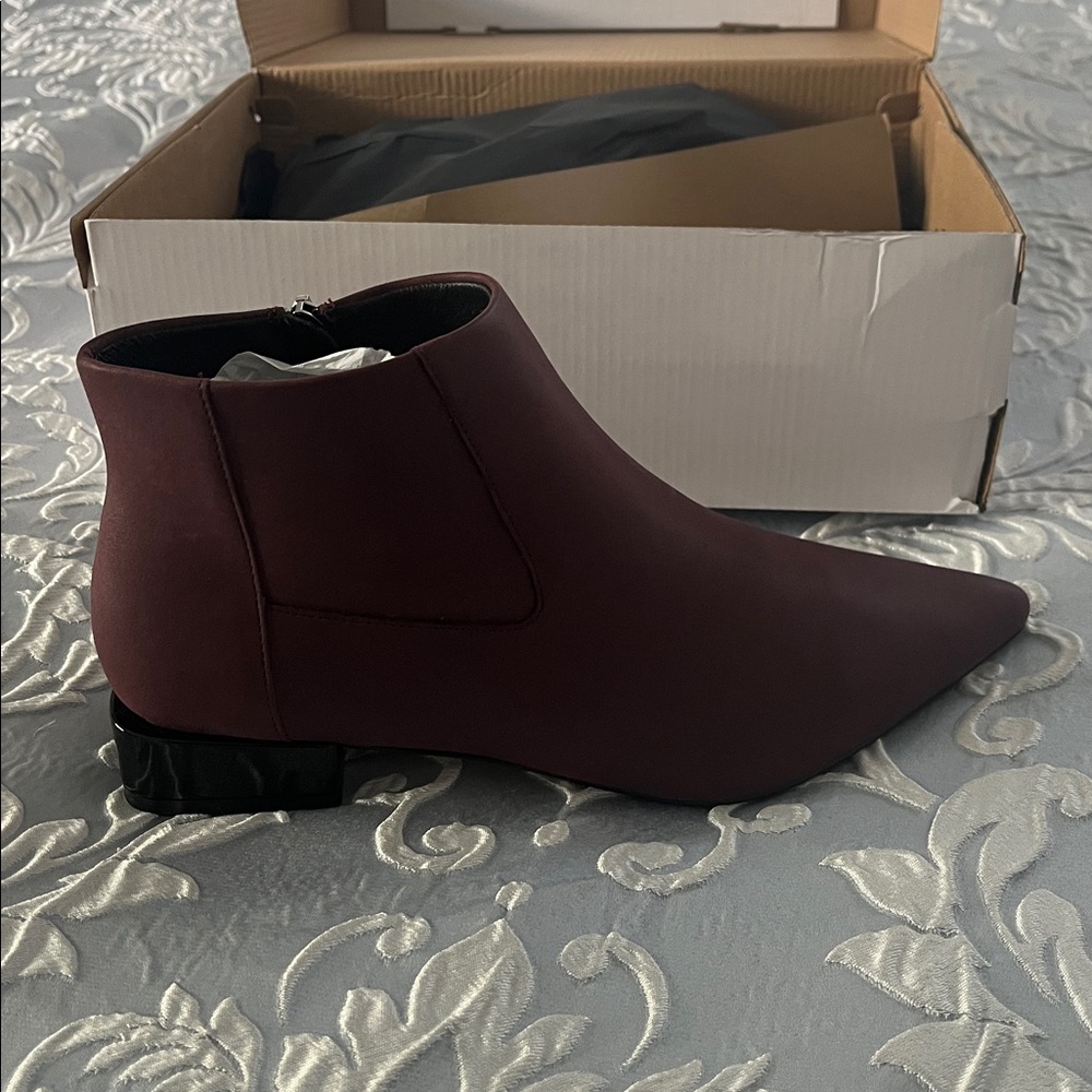 Ankle Boots - Burgandy by Vivienne Hu - Brand New - Picture 6 of 11